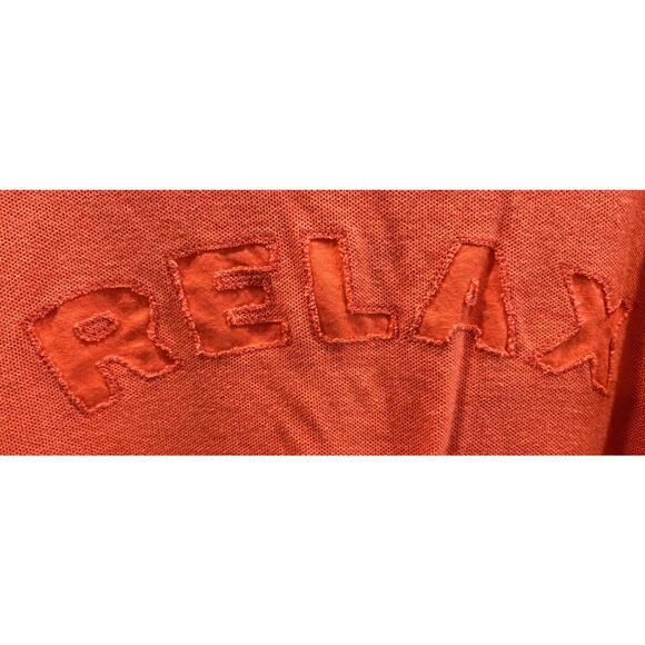 Tommy Bahama Other - Men’s TOMMY BAHAMA Orange RELAX (sewn on) Long Sleeve Polo Shirt Sz XL *A9